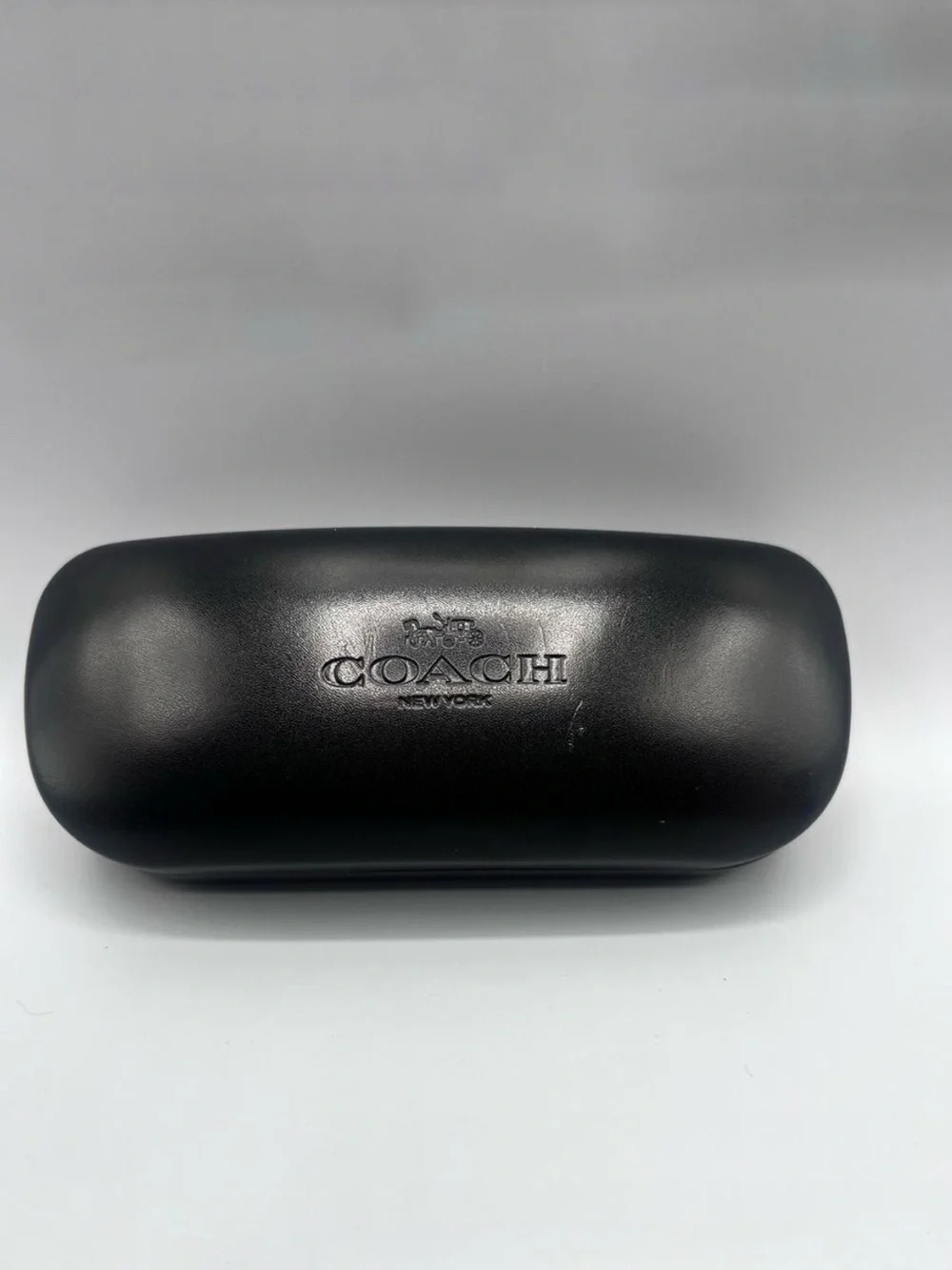 Coach Black Clamshell Eyeglass Case